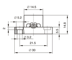 Objímka E10 1153-500 0,5/250 reaktoplast