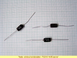 220pF/500V kondenzátor TC210 slídový Tesla - NOS