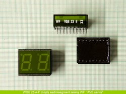 WQA 23 E sedmisegmentový LED display - NOS