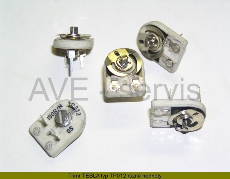 Trimr TP012 cermetový hodnoty 100R - 820R