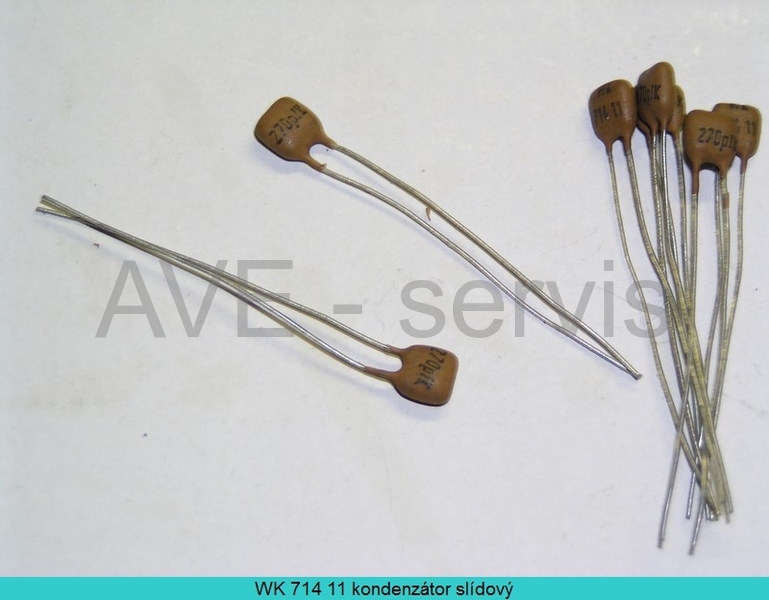 270pF kondenzátor WK 714 11 slídový stabilní