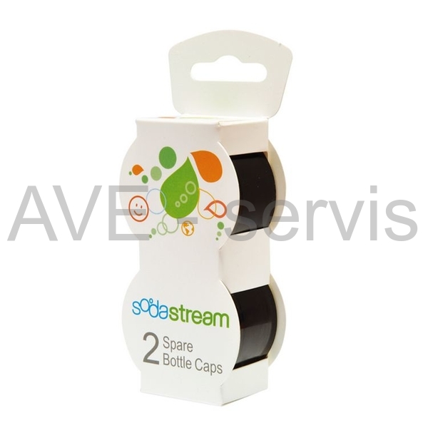 SodaStream náhradní víčka plast/černé sada 2ks