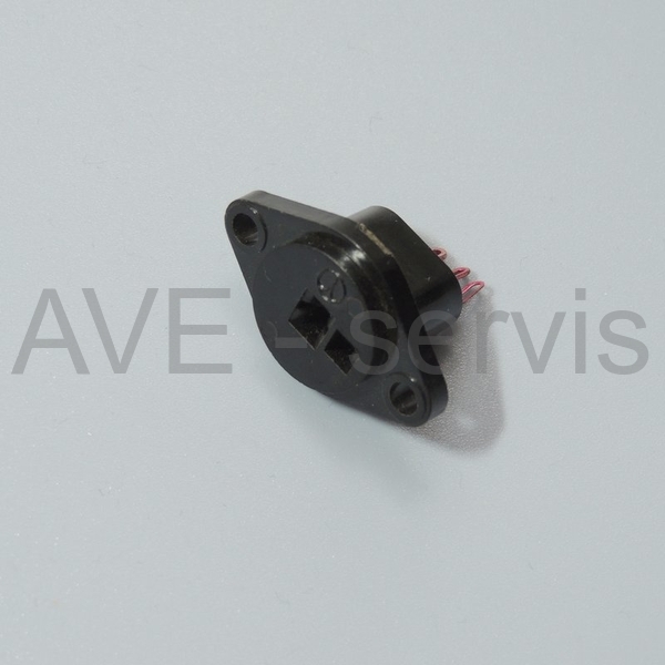 Repro DIN konektor TESLA panelová zásuvka - VYP 3pin -NOS