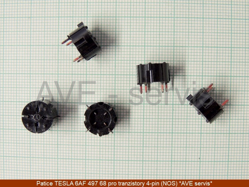 TESLA 6AF 497 68 patice 4pin - NOS