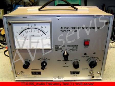 TT-0155 - AUDIO FREKVENCY TEST SET