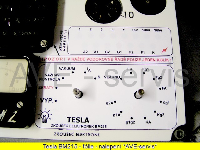 Tesla BM215 - nalepení fólie - nejlépe lepit na poloviny