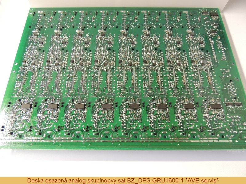 DPS osazená, z analog sat skupinového přijímače