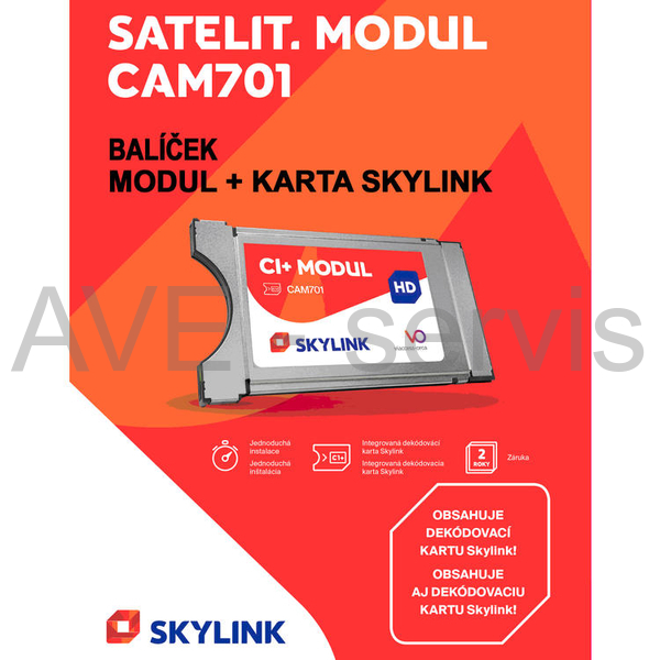 Dekódovací modul CAM701 VO pro Skylink