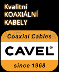 Kabel koaxiální CAVEL DG70 vnitřní pr.5mm bílý