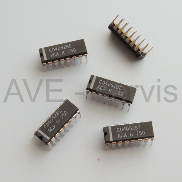 CD4052 integrovaný obvod CMOS