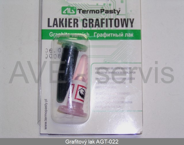 Lak grafitový 2x1,5ml AGT-022