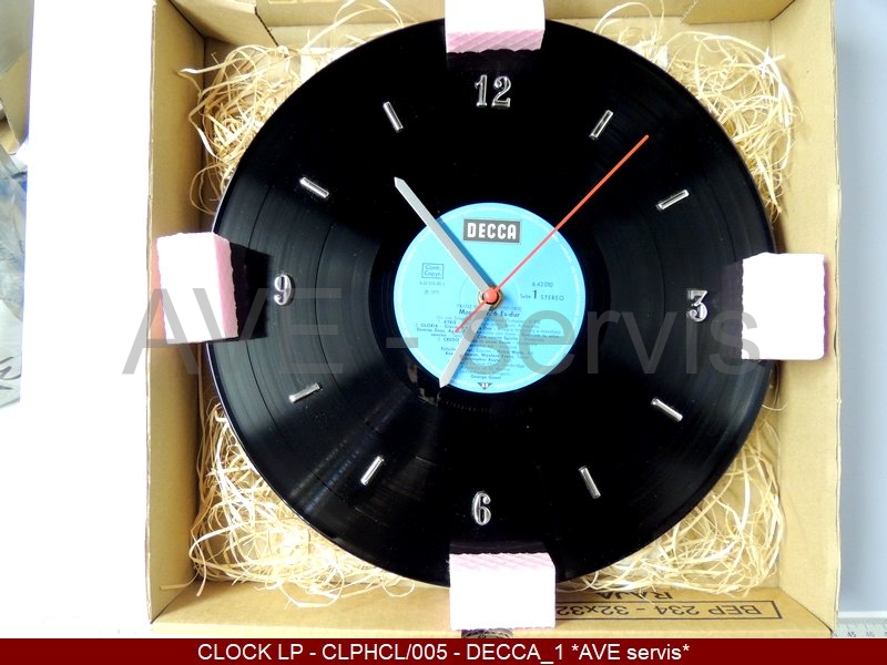 Hand Made CLOCK - hodiny z vinylových LP Classic