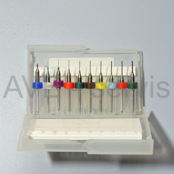 Sada vrtáků 0.1 - 1.0mm DB-P1