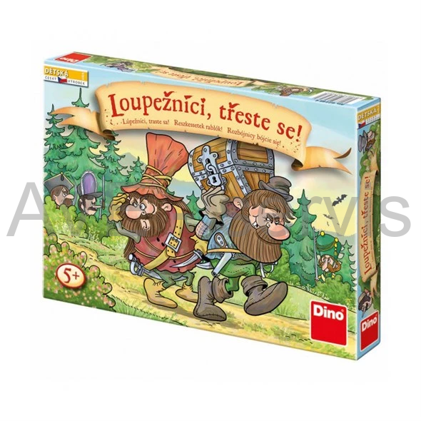 Elektronická hrací kostka + "Loupežníci, třeste se"