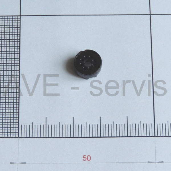 Podložka plastová UH pod op.zesilovače 8pin - černá