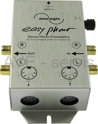 Easy Phono přenoskový předzesilovač RIAA analogis
