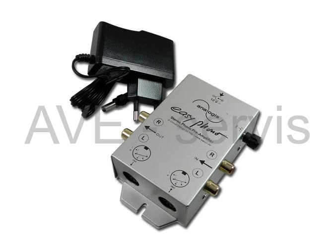 Easy Phono přenoskový předzesilovač RIAA analogis