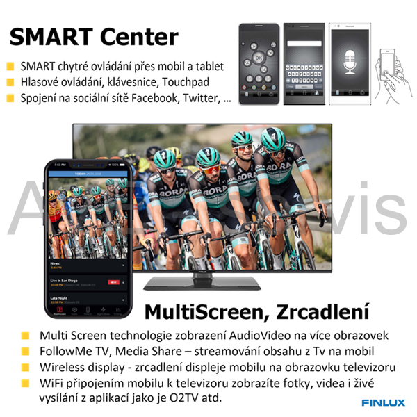 Finlux TV24FDM5760-T2 SAT DVD SMART WIFI 12V-