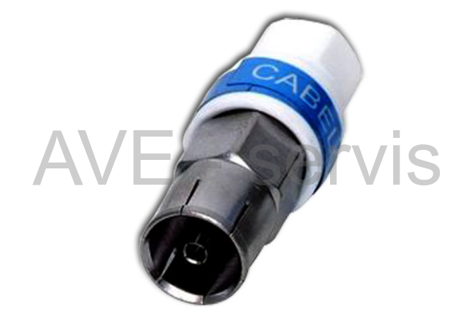 IEC konektor přímý - zásuvka (plug) Cablecon Self Install - kopie