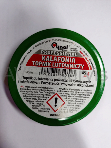 Cynel Kalafonia - aktivní kalafuna pro letování KAL-45