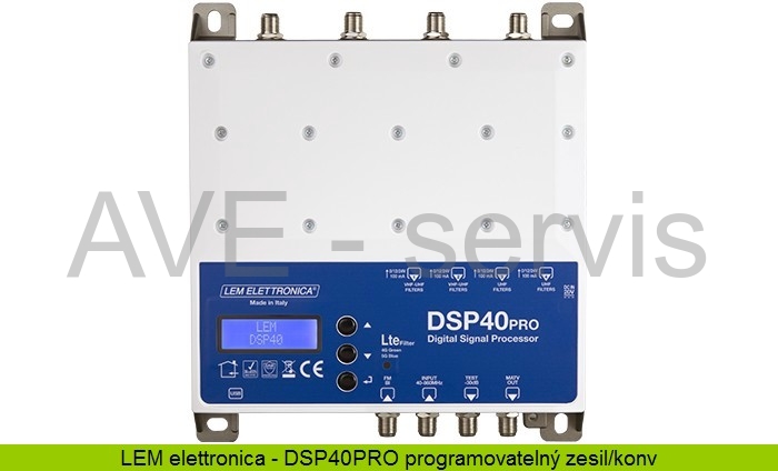 Kanálový progr. zesil/konvertor LEM DSP40PRO