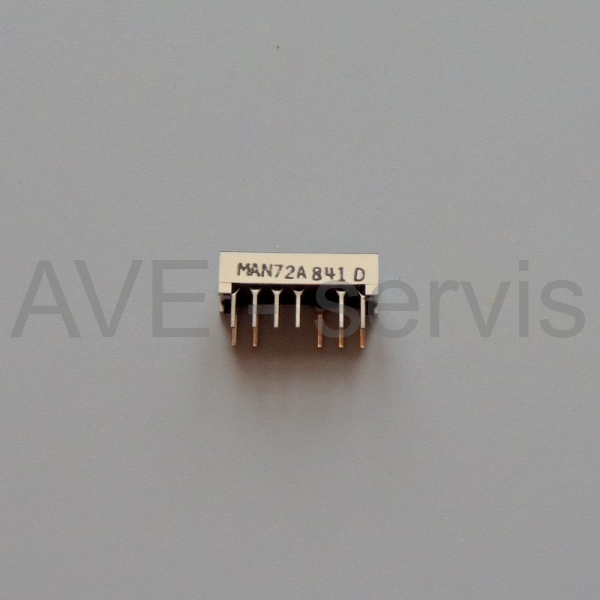 MAN72A sedmisegmentový LED display 