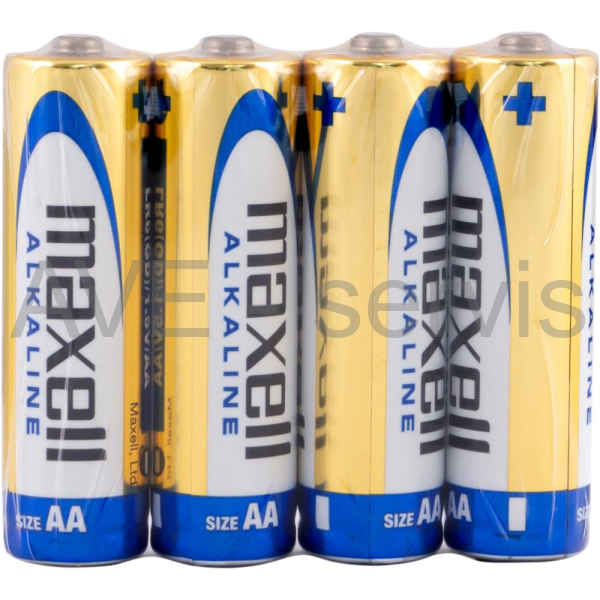 Baterie alkalické AA Maxell LR6 1,5V tužkové 4ks