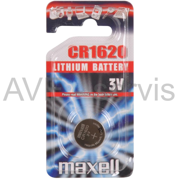 Baterie Lithiová mincová CR1620 Maxell 3V