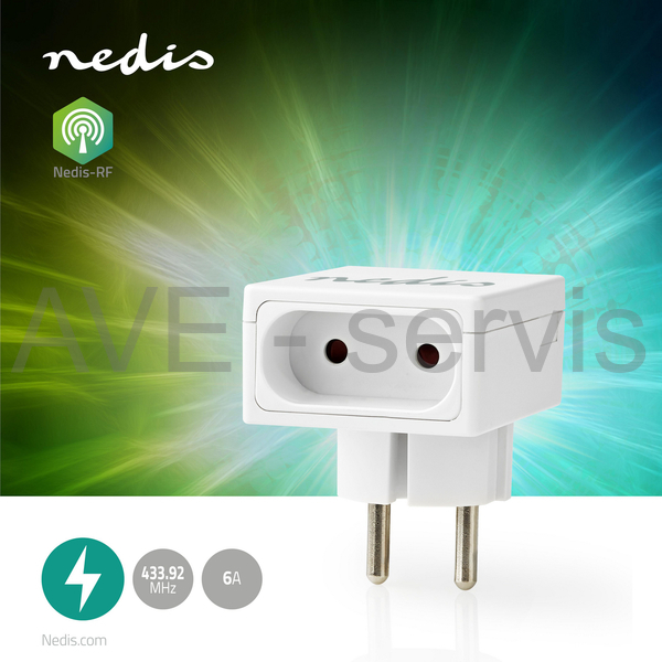 RF zástrčka Nedis Smart Plug on/off až 6A
