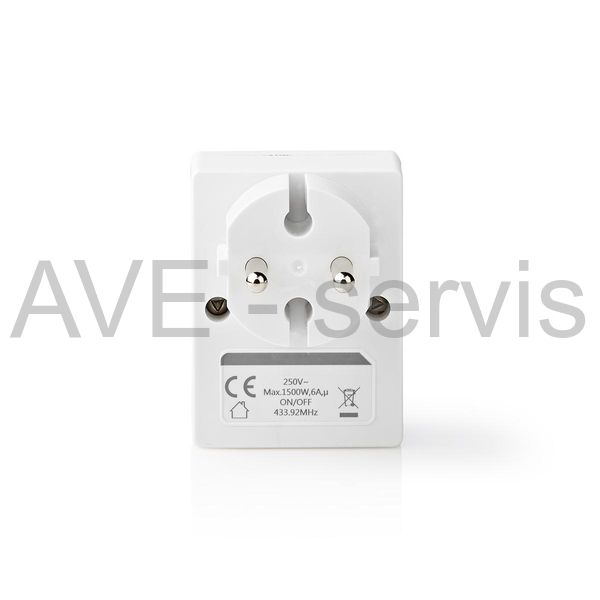 RF zástrčka Nedis Smart Plug on/off až 6A