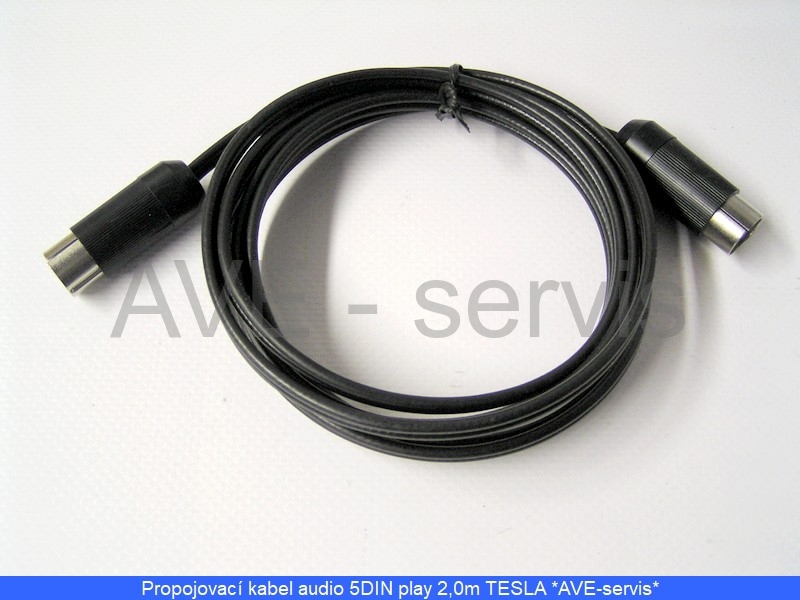 Propojovací kabel 5DIN Tesla 2,0m (play)