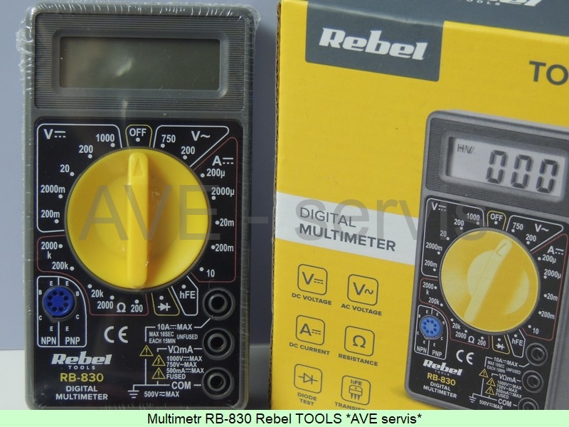 Digital Multimeter RB-830 Rebel TOOLS