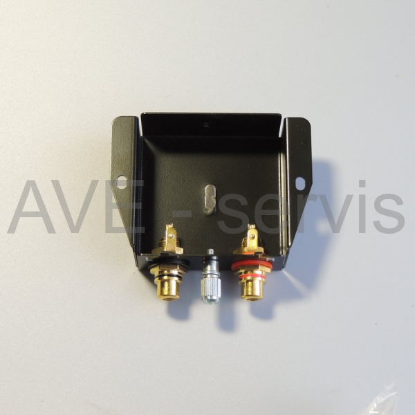 RCA box pro gramo malý, 2xGold CINCH