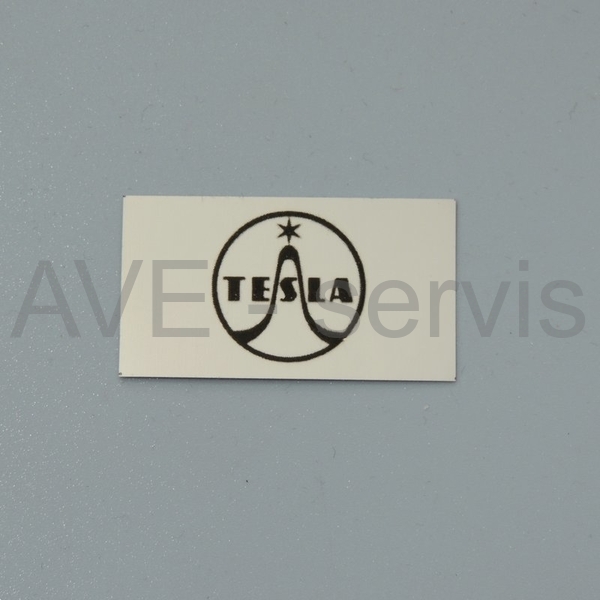 PHONO Plexi - štítek replika TESLA k přelepení
