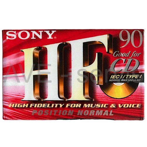 Audiokazeta CC (Compact Cassete) SONY HF90