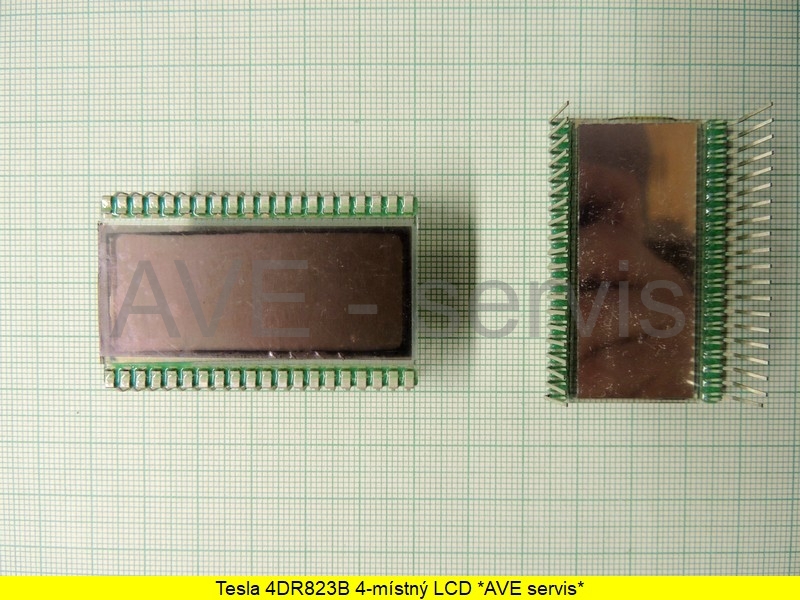 4DR823B 4 místný LCD display Tesla