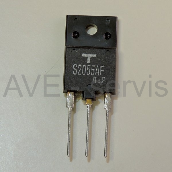 S2055AF vn tranzistor NPN+Di 1500V/8A/50W