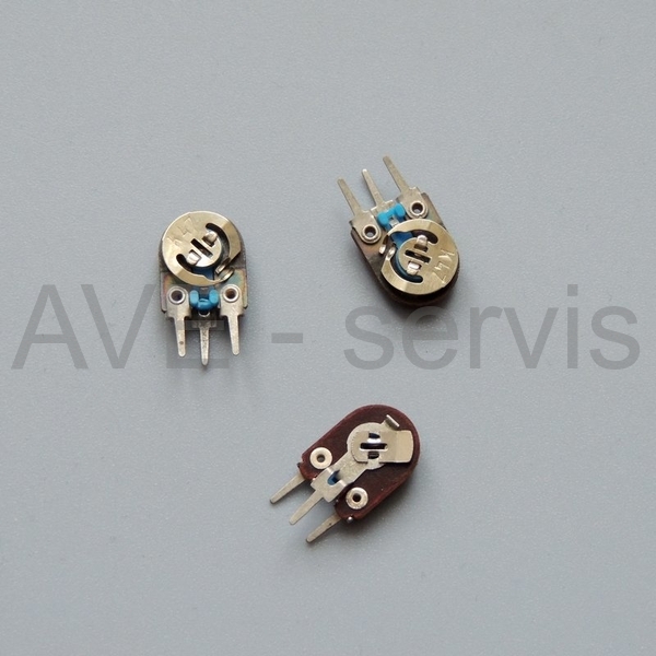 Trimr TP008 miniaturní vert. hodnoty 220R - M47 Tesla - NOS