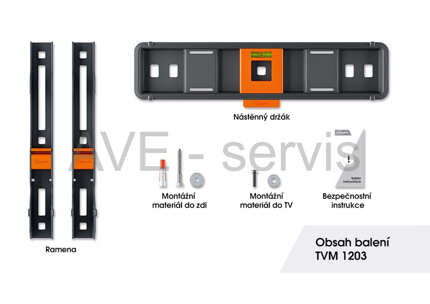  Držák LCD/LED TV Vogels  TVM 1203 černá