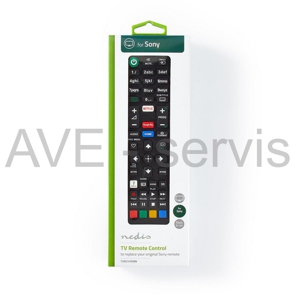 Náhradní dálkový ovladač pro TV Sony