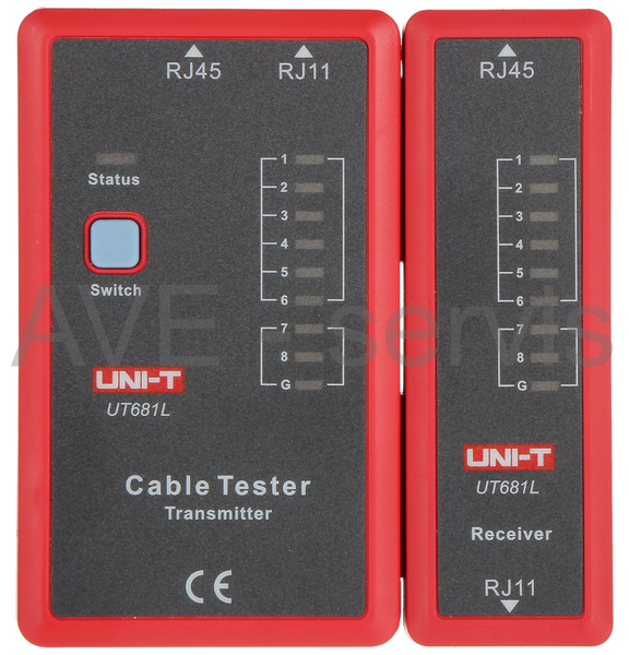UTP Cable tester RJ11, RJ45 - UT-681L