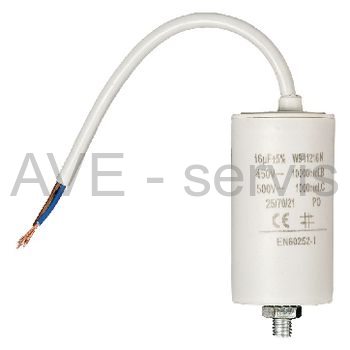 Kondenzátor rozběhový hodnoty 2-60uF/450V Kabel